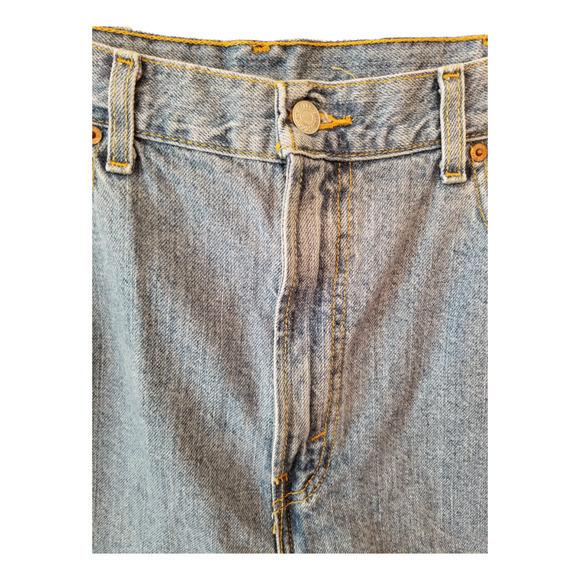 Levi's 505 Men's Denim Shorts Blue Size 38 Inseam 11 in - Picture 5 of 8